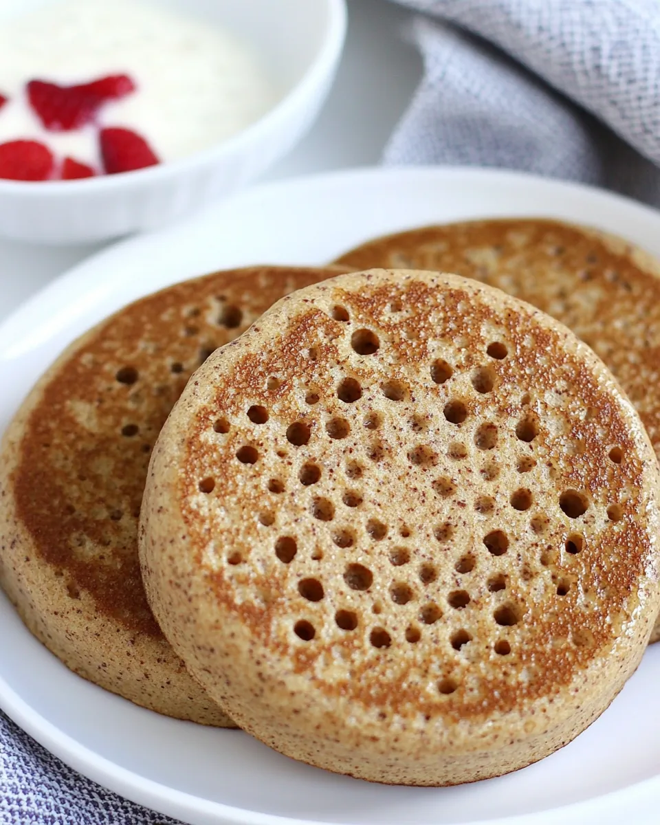Whole Wheat Crumpets