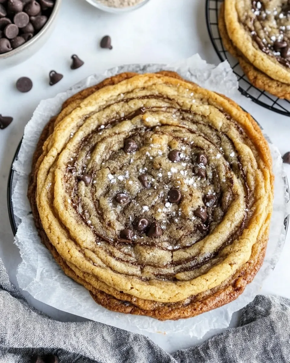 Giant Chocolate Chip Cookies