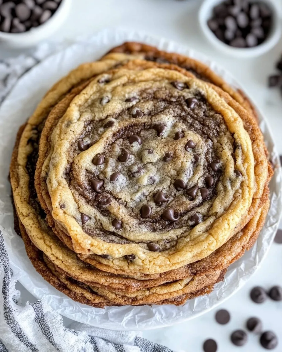 Giant Chocolate Chip Cookies