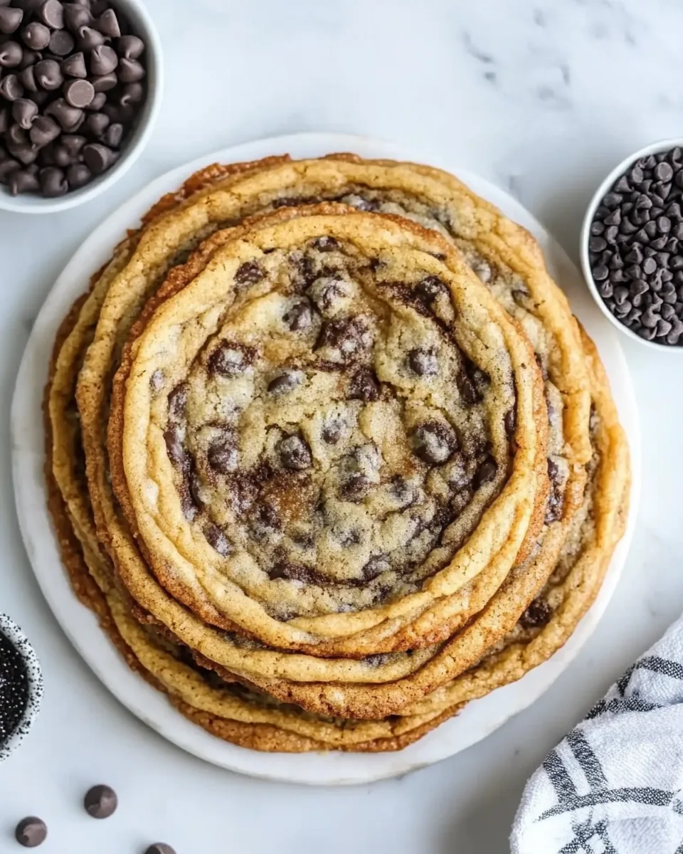 Giant Chocolate Chip Cookies