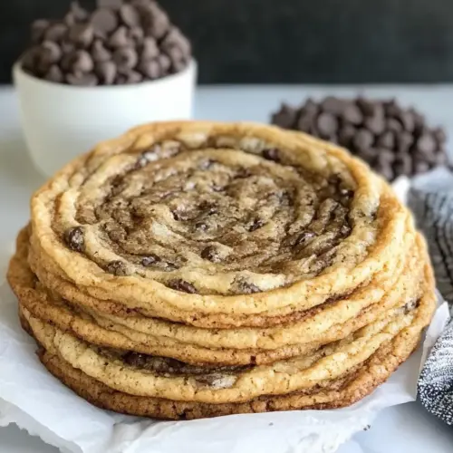 Giant Chocolate Chip Cookies