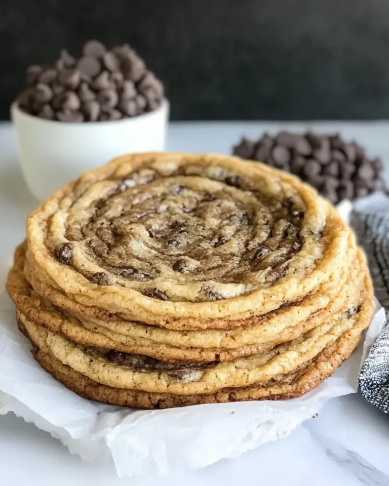 Giant Chocolate Chip Cookies
