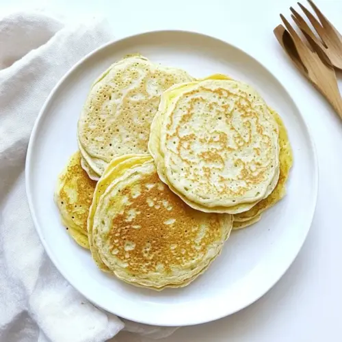 2 Ingredient Baby Pancakes