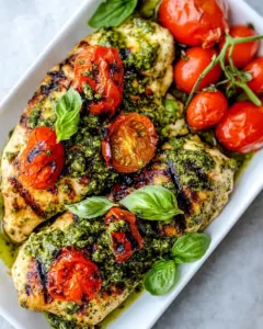 2 Ingredient Pesto Chicken