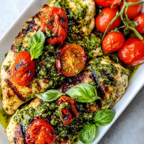 2 Ingredient Pesto Chicken