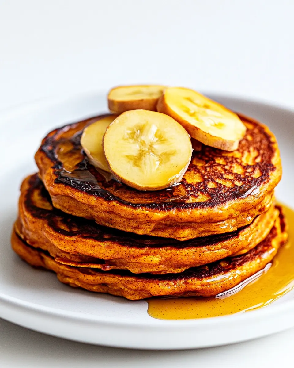 2 Ingredient Sweet Potato Pancakes