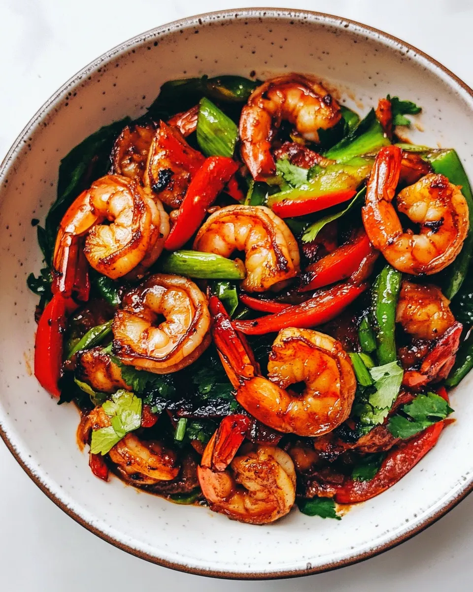 20 Minute Garlic Shrimp Stir Fry
