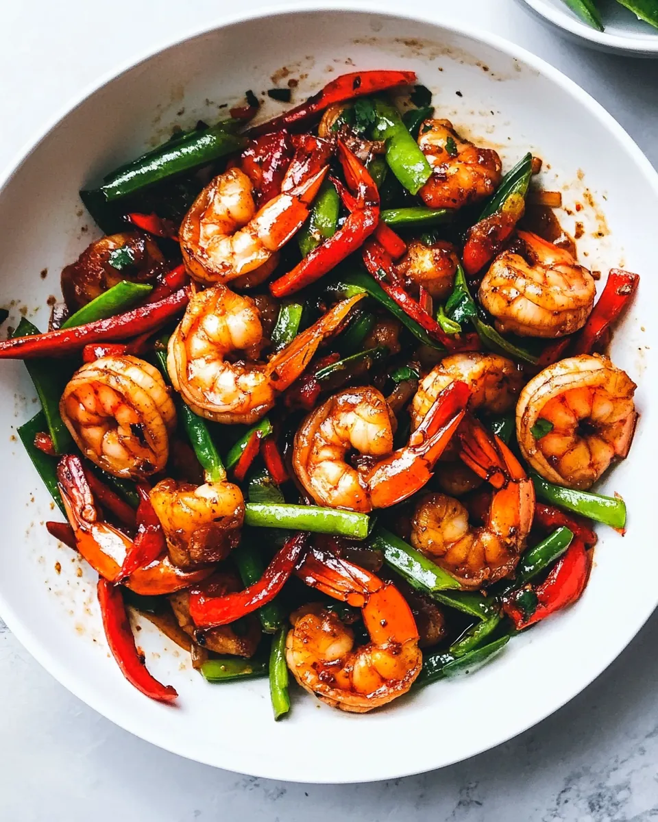 20 Minute Garlic Shrimp Stir Fry