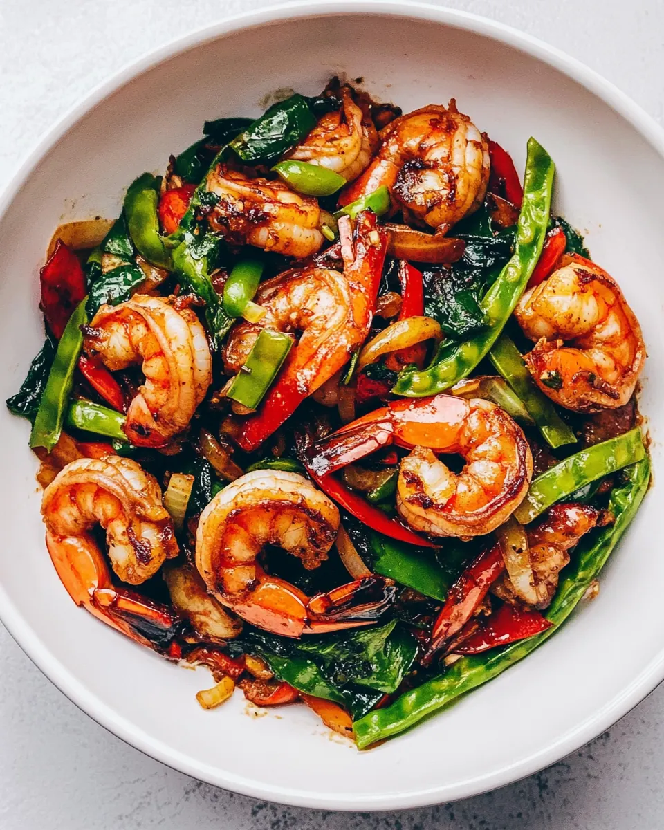 20 Minute Garlic Shrimp Stir Fry