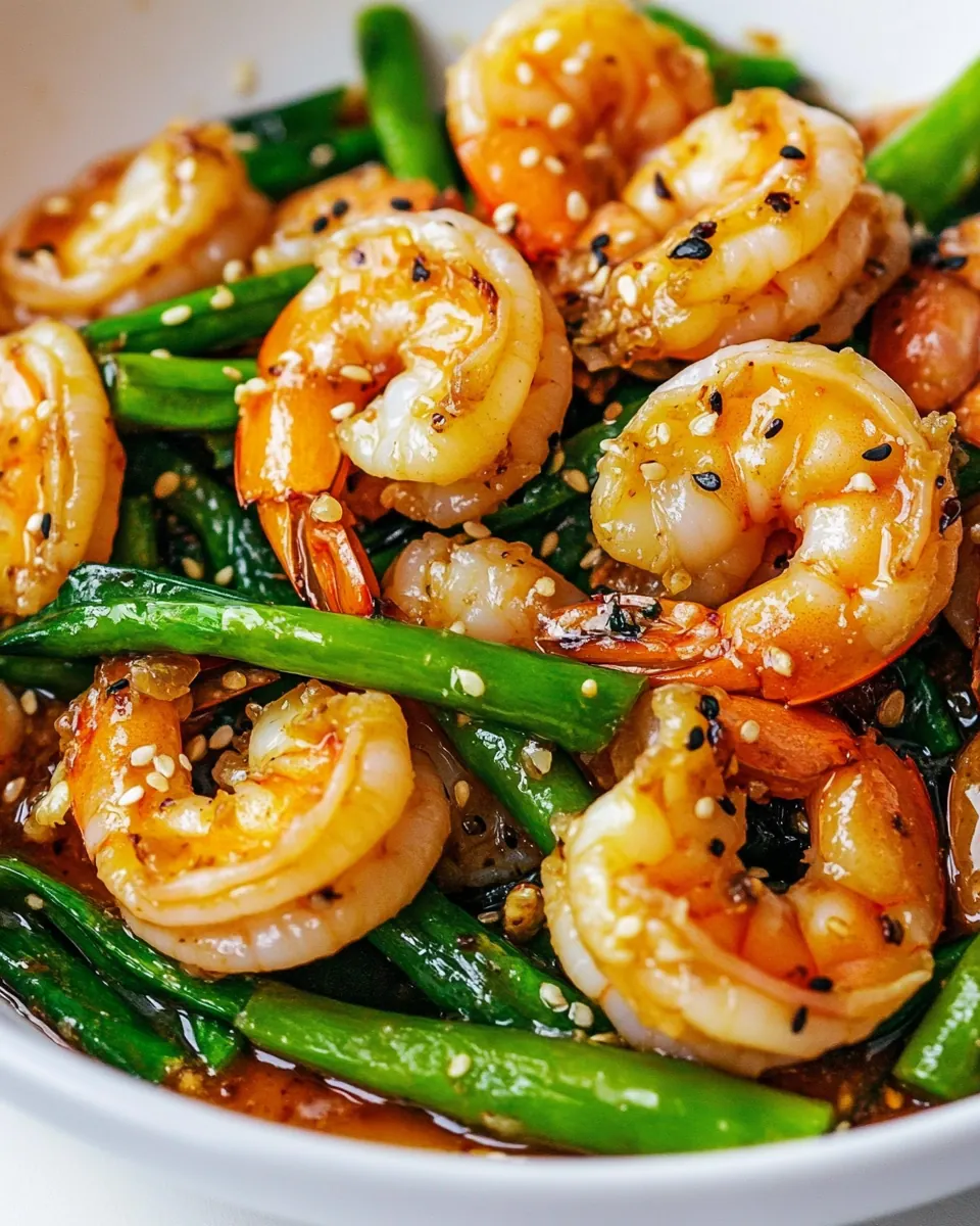 20 Minute Honey Garlic Shrimp Stir Fry