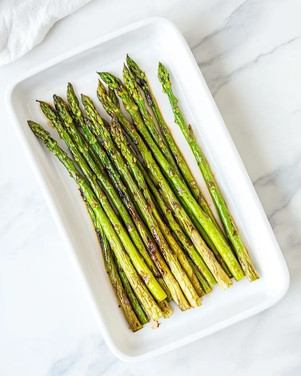 3 Ingredient Broiled Asparagus with Balsamic Brown Butter