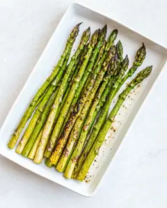 3 Ingredient Broiled Asparagus with Balsamic Brown Butter
