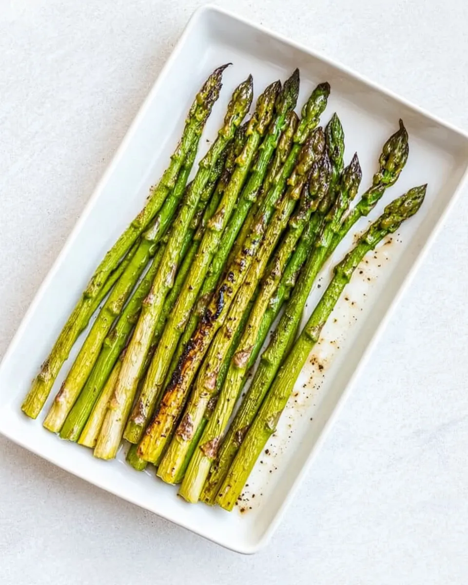 3 Ingredient Broiled Asparagus with Balsamic Brown Butter