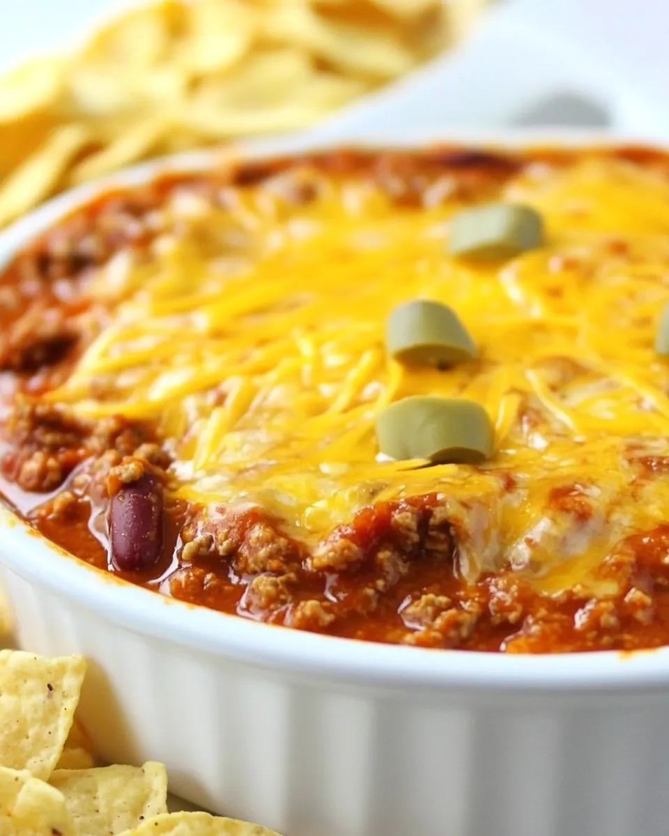 3 Ingredient Chili Cheese Dip