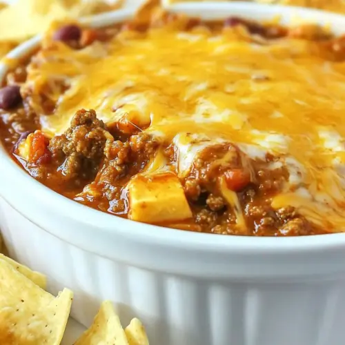 3 Ingredient Chili Cheese Dip