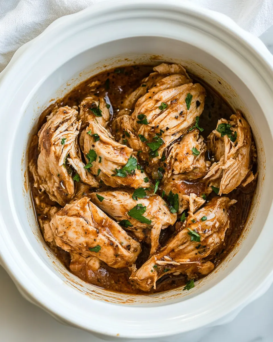 3 Packet Crockpot Chicken