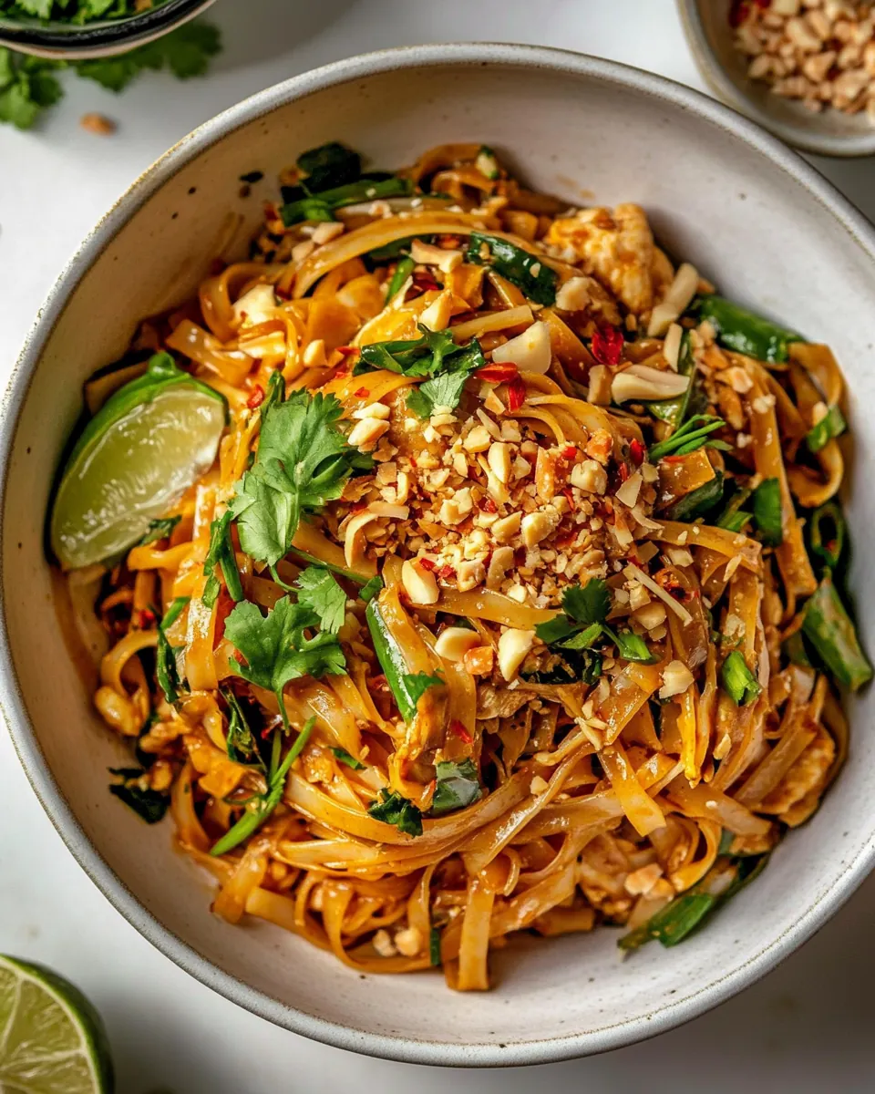 Garlic Butter Chicken Pad Thai