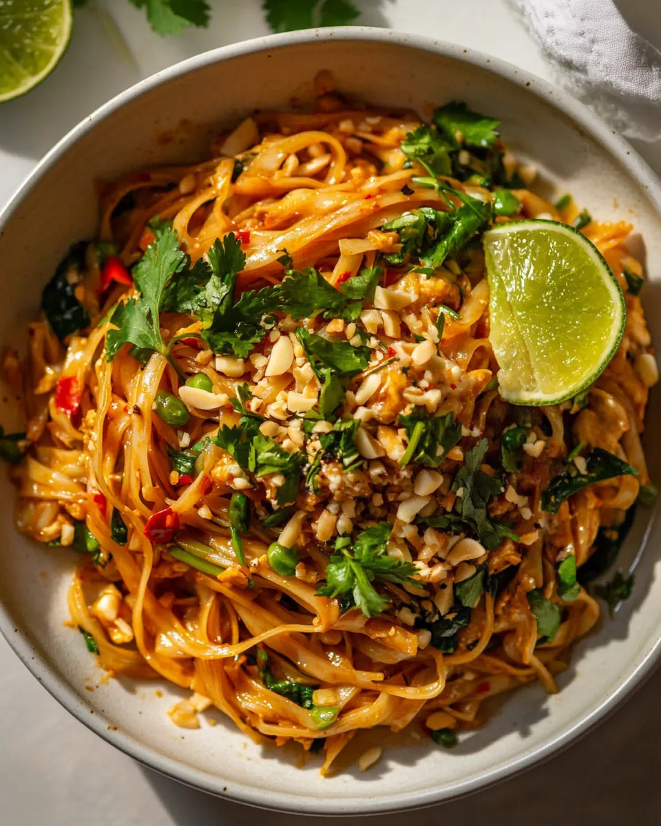 Garlic Butter Chicken Pad Thai