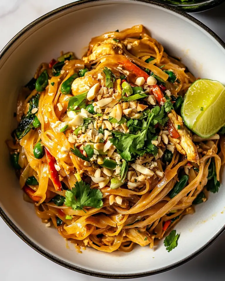 Garlic Butter Chicken Pad Thai
