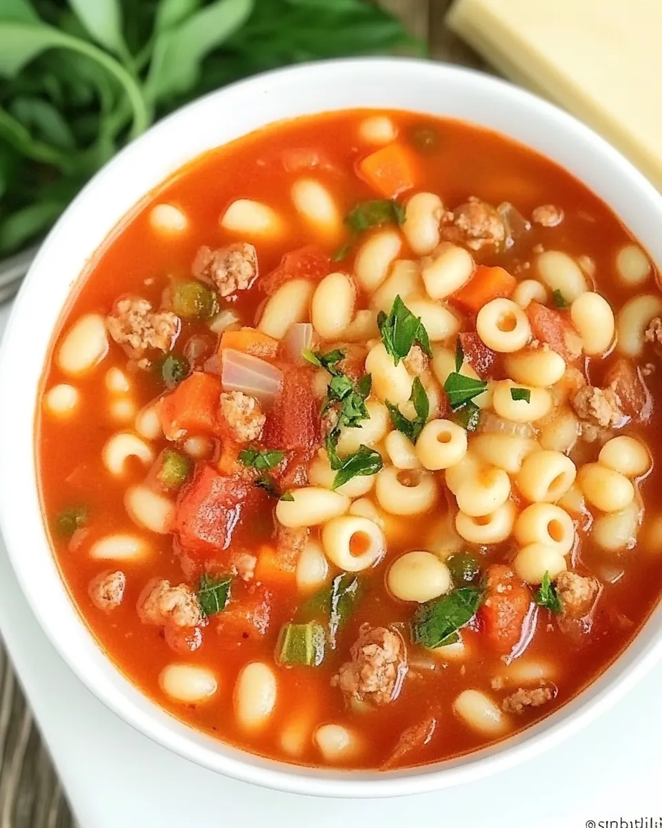 30 Minute Pasta e Fagioli