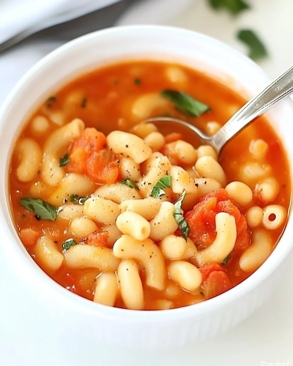 30 Minute Pasta e Fagioli
