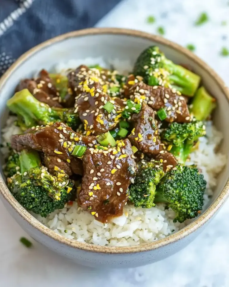 Sesame Ginger Garlic Broccoli Beef Stir Fry