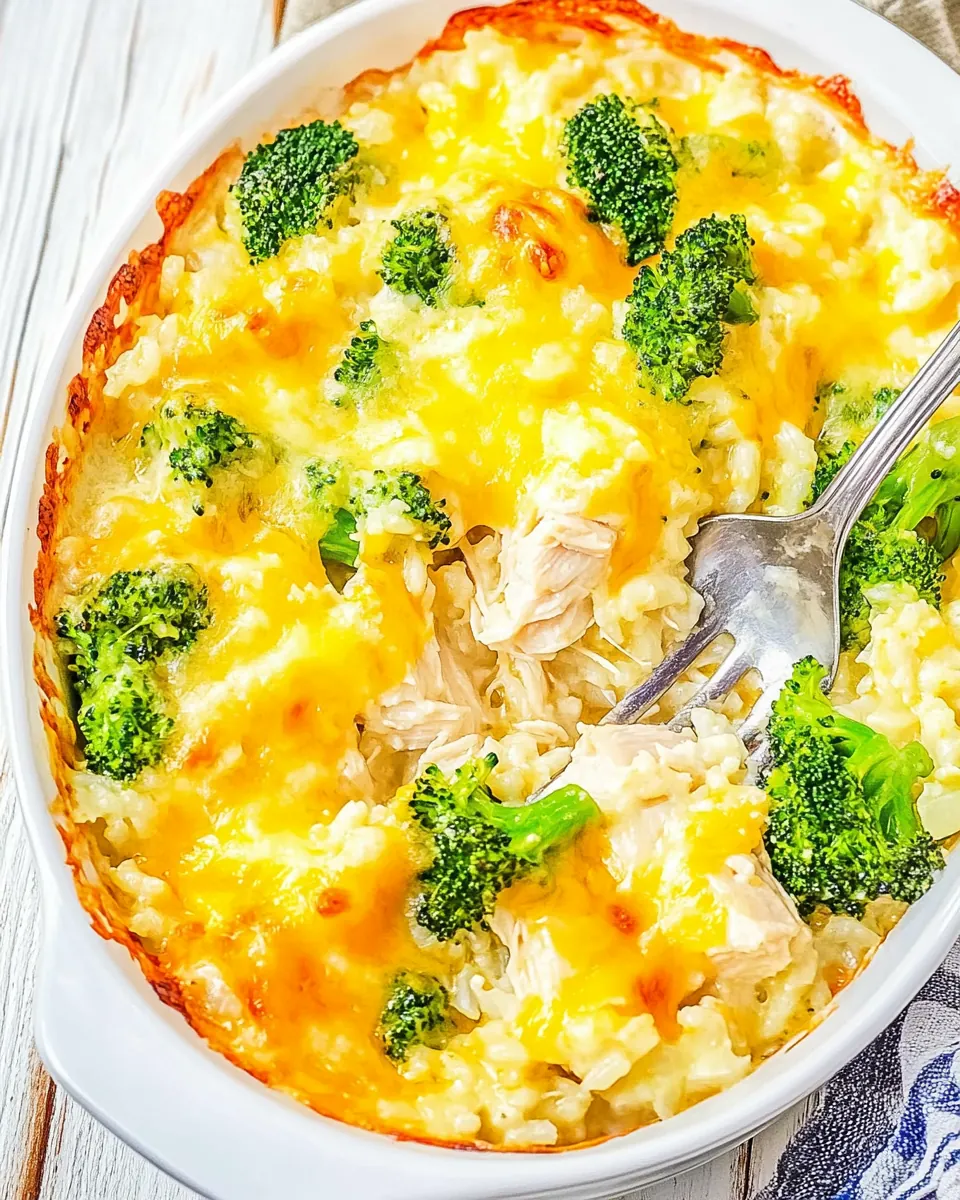 30 Minute Stovetop Chicken Broccoli and Rice Casserole