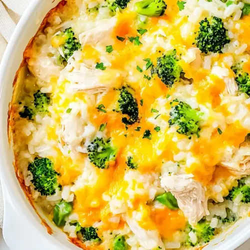30 Minute Stovetop Chicken Broccoli and Rice Casserole