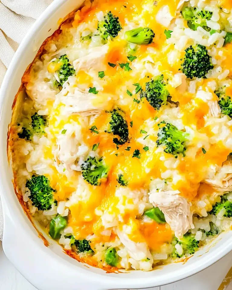 30 Minute Stovetop Chicken Broccoli and Rice Casserole