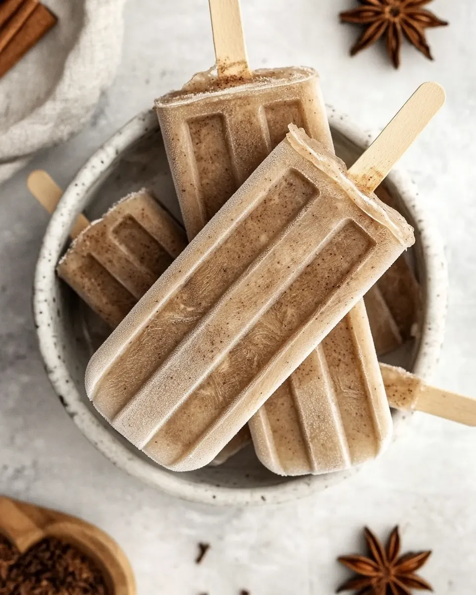 4 Ingredient Chai Popsicles