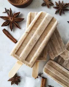 4 Ingredient Chai Popsicles