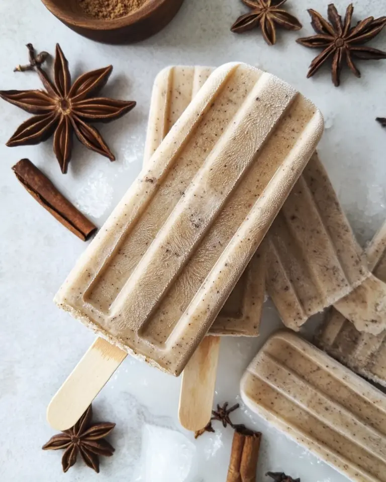 4 Ingredient Chai Popsicles