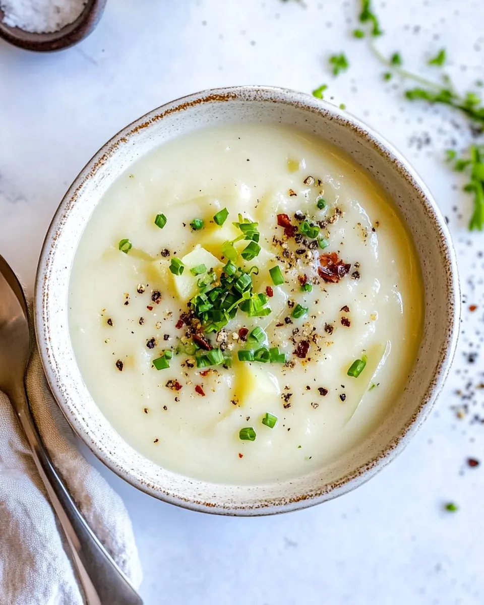 4 Ingredient Potato Soup Recipe