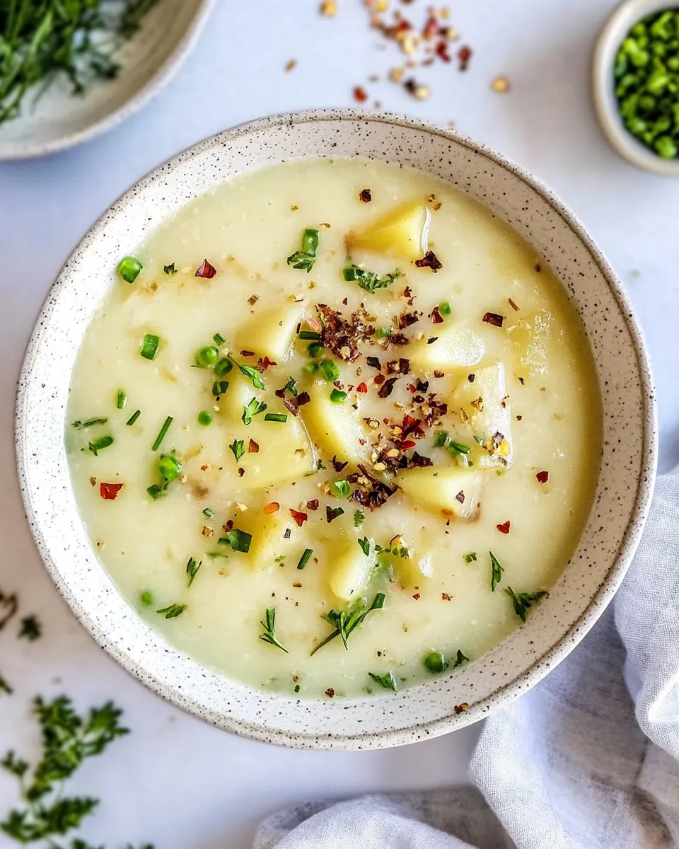 4 Ingredient Potato Soup Recipe
