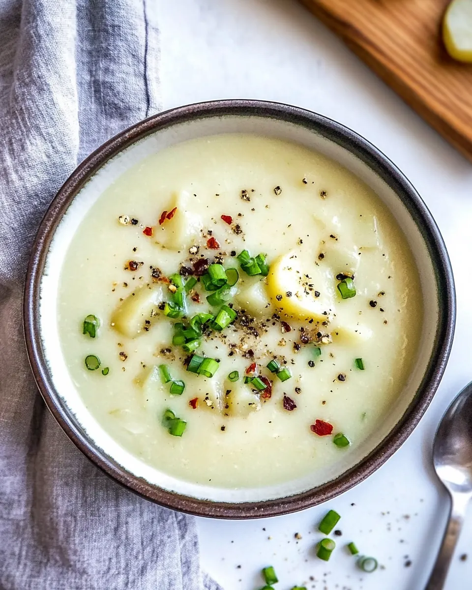 4 Ingredient Potato Soup Recipe