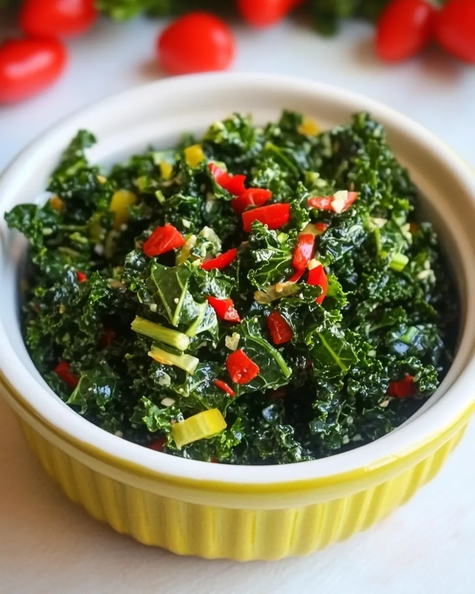 5 Minute Massaged Kale Salad