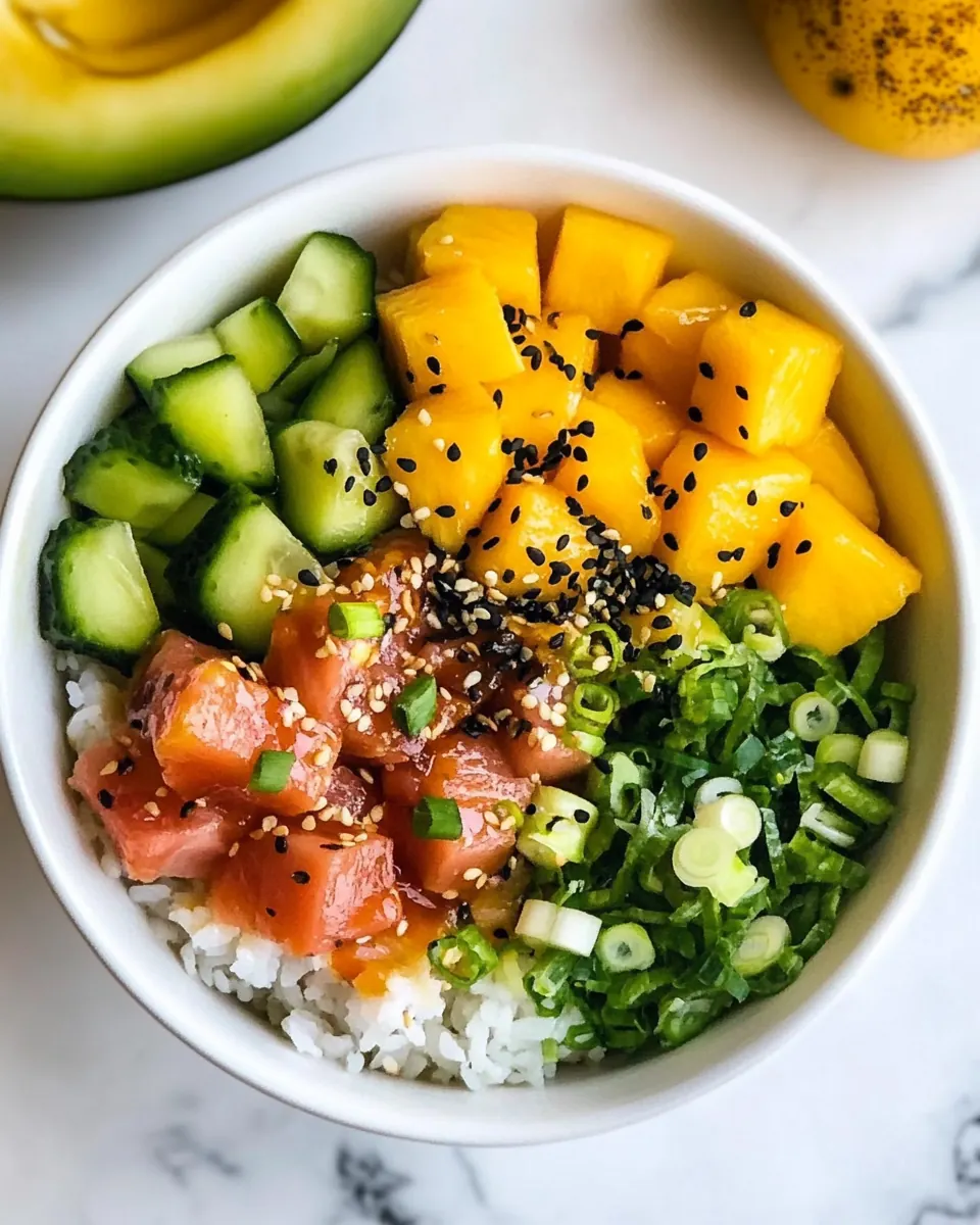 Ahi Poke Bowl with Mango