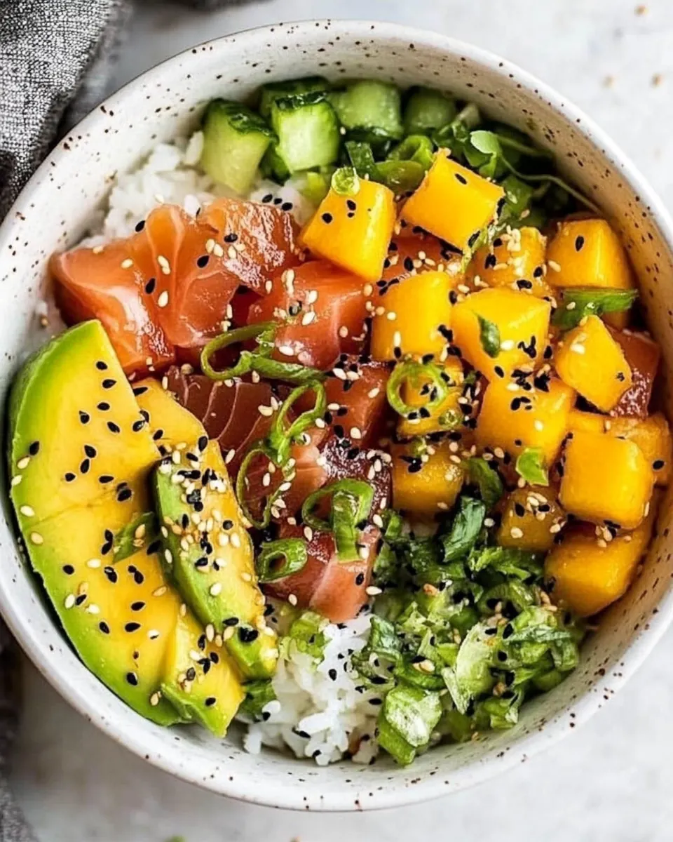 Ahi Poke Bowl with Mango