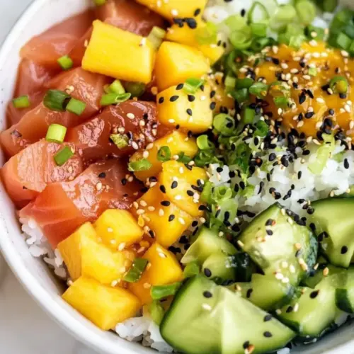 Ahi Poke Bowl with Mango