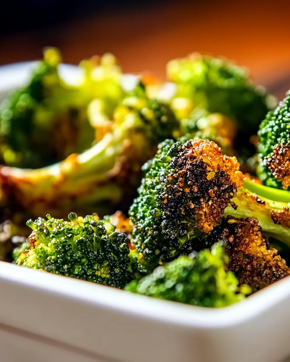 Air Fried Broccoli