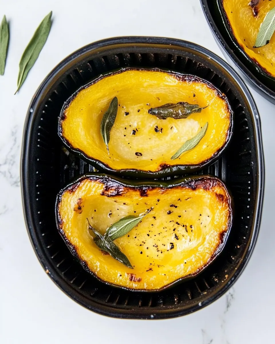 Air Fryer Acorn Squash