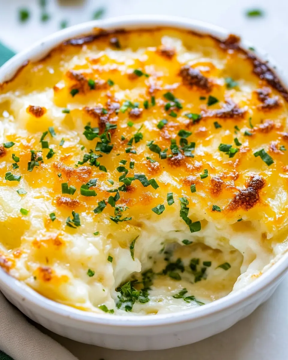 Air Fryer Au Gratin Potatoes