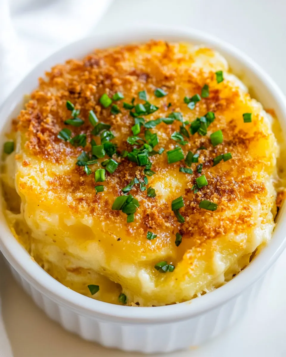 Air Fryer Au Gratin Potatoes