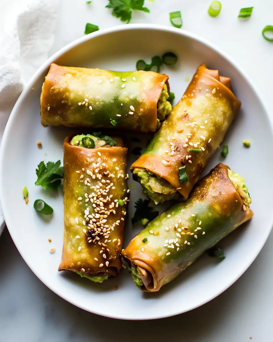 Air Fryer Avocado Egg Rolls