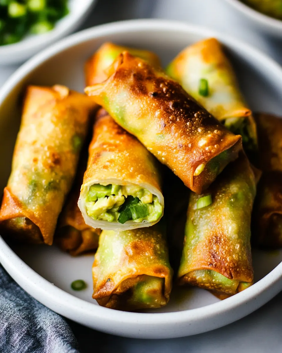 Air Fryer Avocado Egg Rolls
