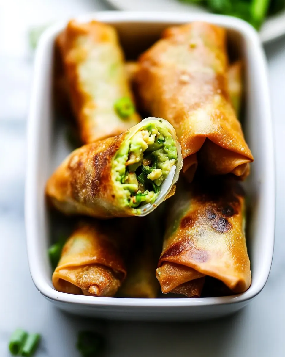 Air Fryer Avocado Egg Rolls