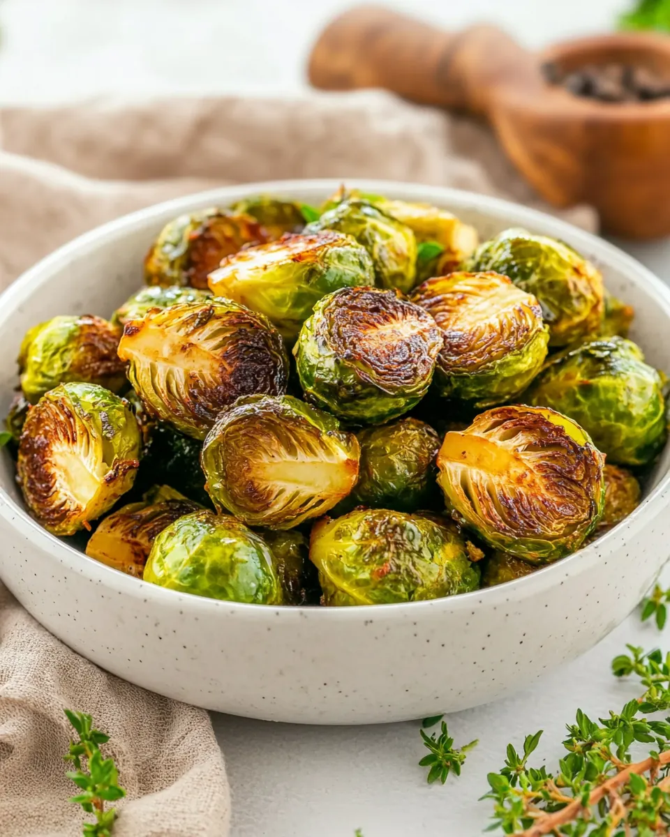 Air Fryer Brussels Sprouts