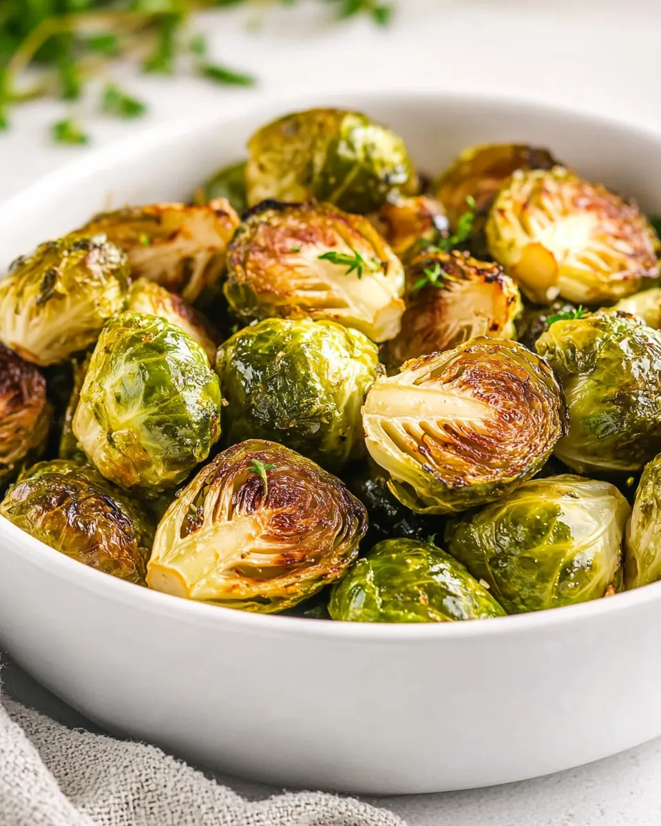 Air Fryer Brussels Sprouts