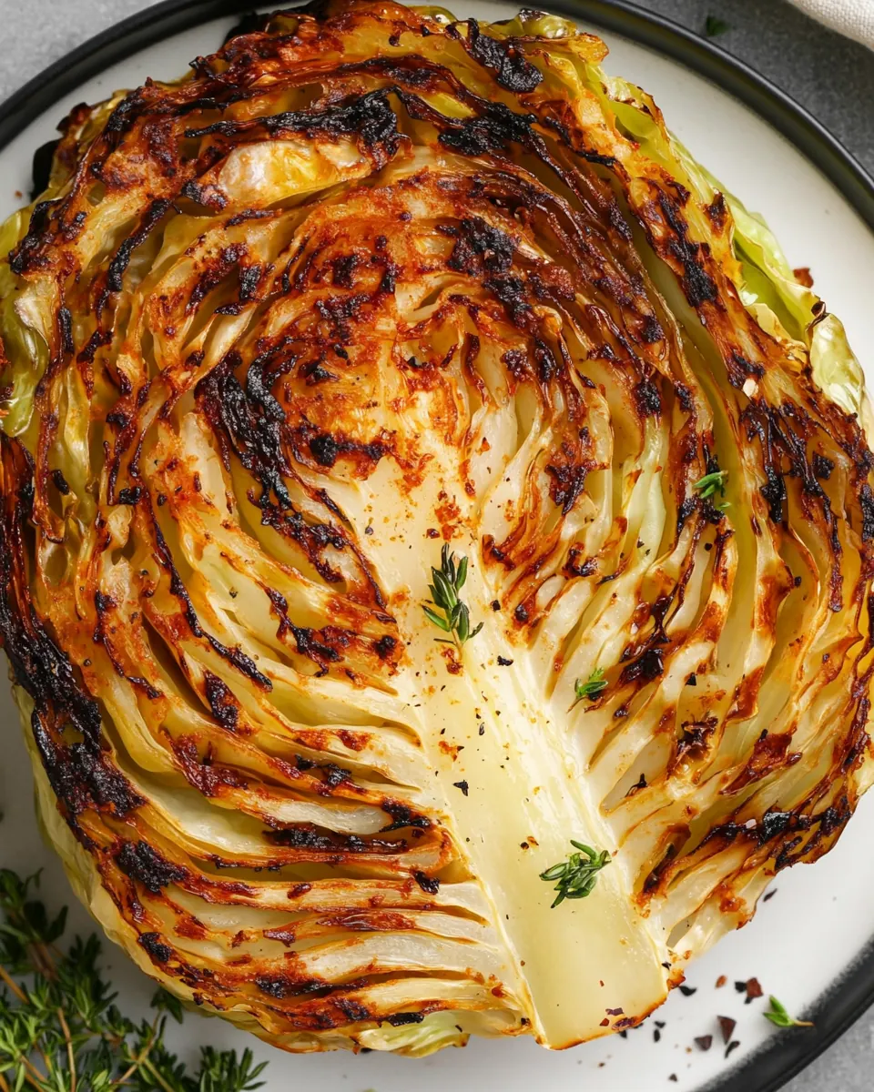 Air Fryer Cabbage