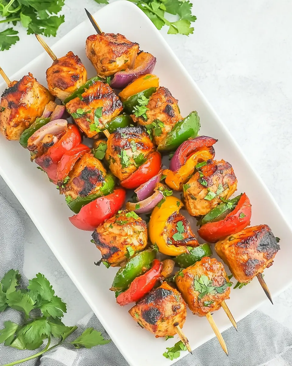 Air Fryer Chicken Kabobs